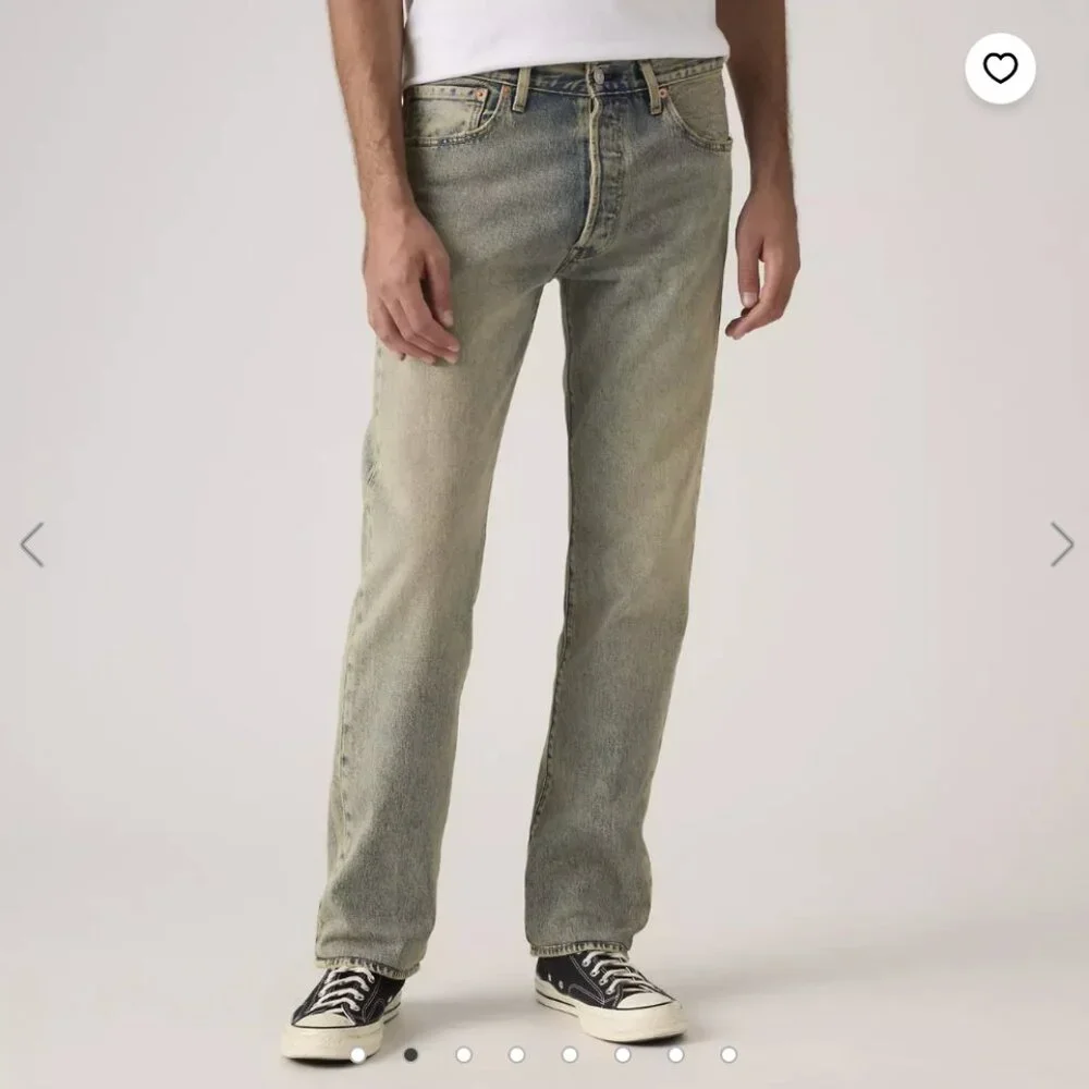 Levi's NWT 501 Original Stretch Jeans - Size 34X36